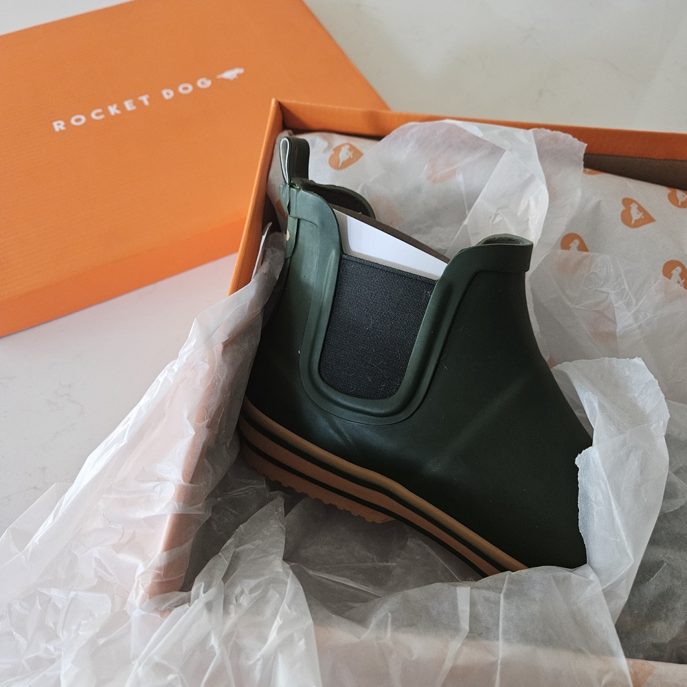 Rocket Dog Women's Forest Green Ankle Booties